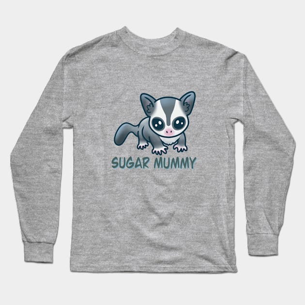 Sugar Glider Mummy Long Sleeve T-Shirt by mil.creates